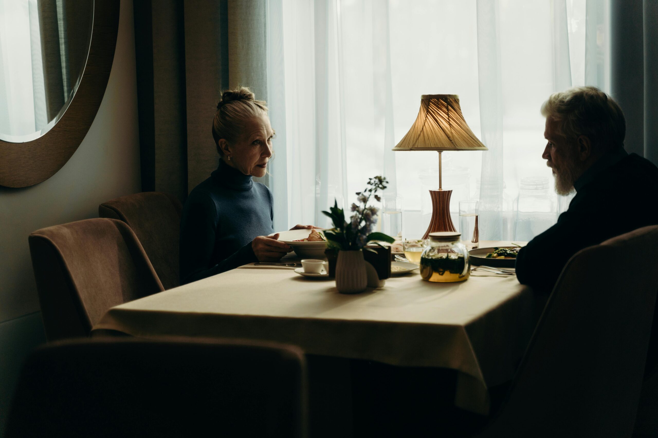A senior couple in a restaurant | Source: Pexels