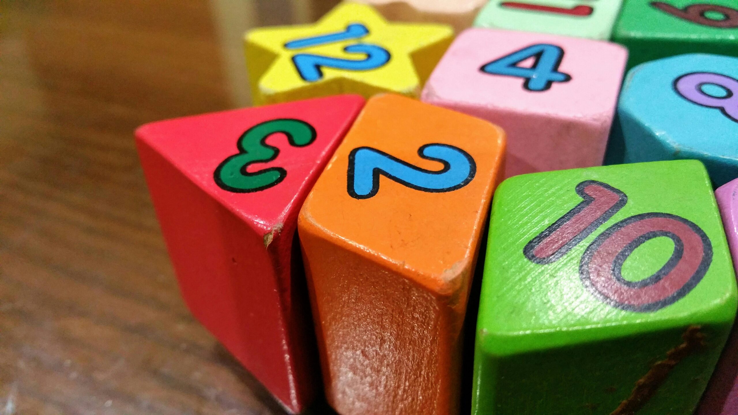 Brightly-colored shapes and numbers | Source: Pexels