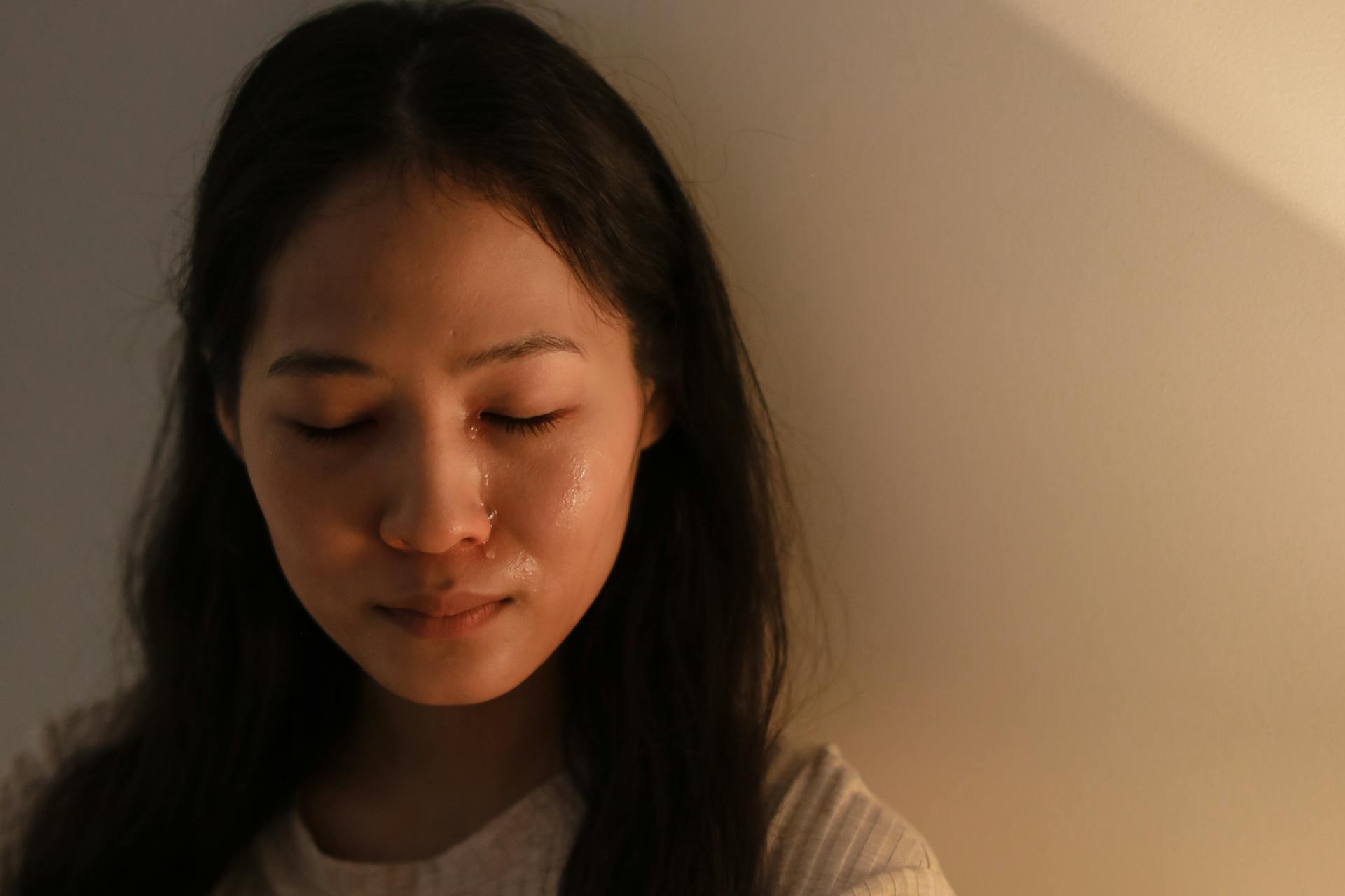 Close-up of a crying woman | Source: Pexels