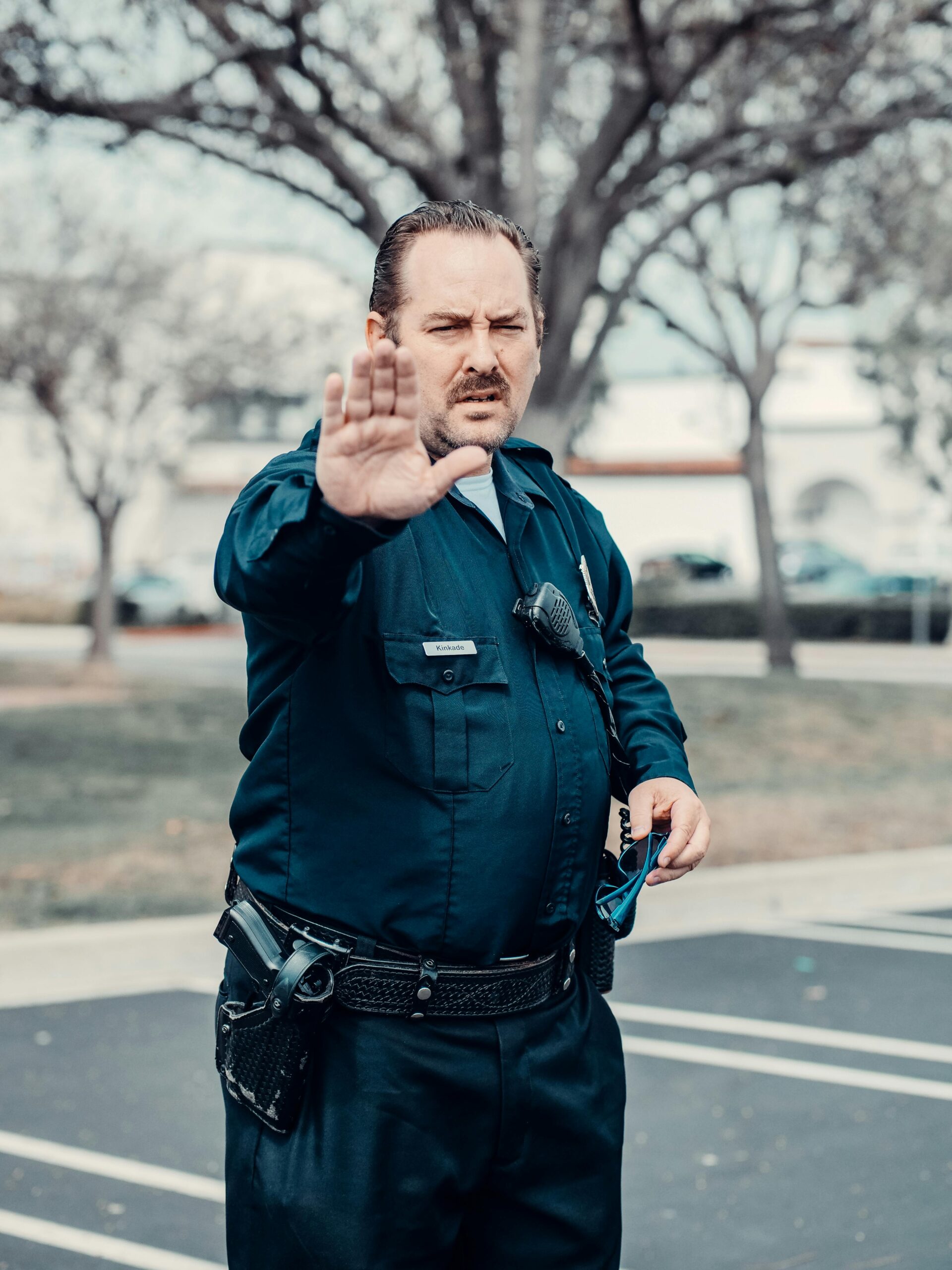 Police Officer Blocks My Driveway While Speaking to a Blonde – I Taught Him a Proper Lesson