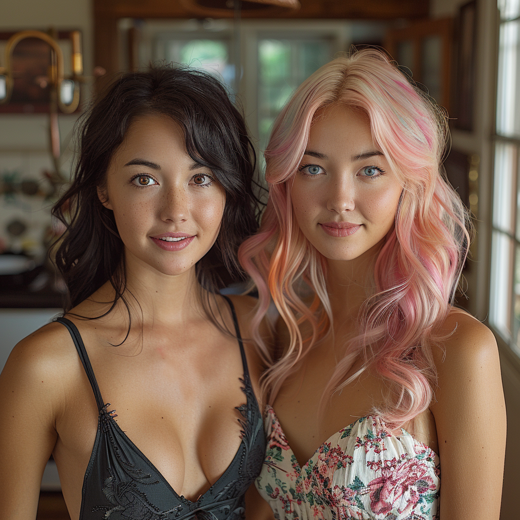 The sisters prepared to meet Sam | Source: Midjourney