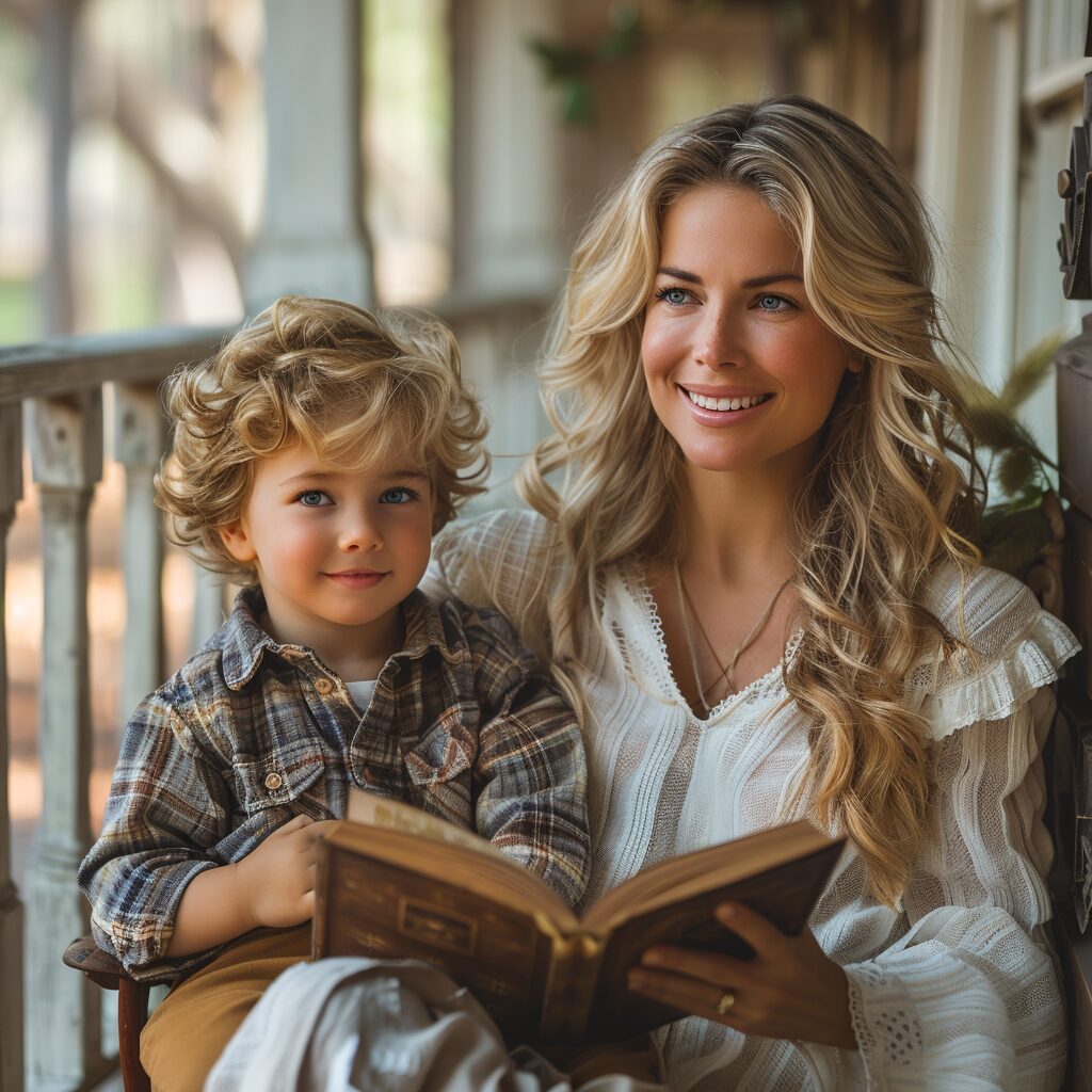 Emma and Hudson talk to Sarah | Source: Midjourney