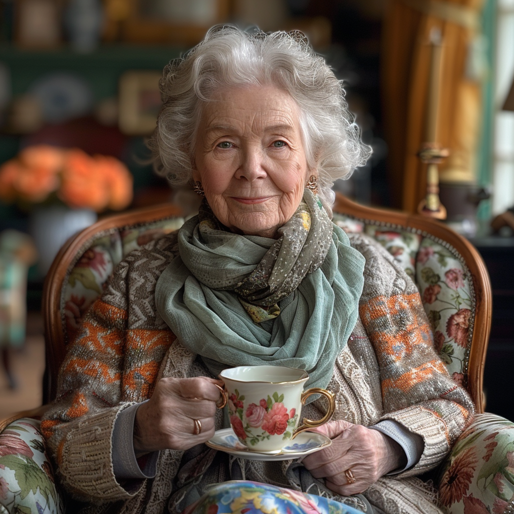 Mother-in-law comes for coffee | Source: Midjourney