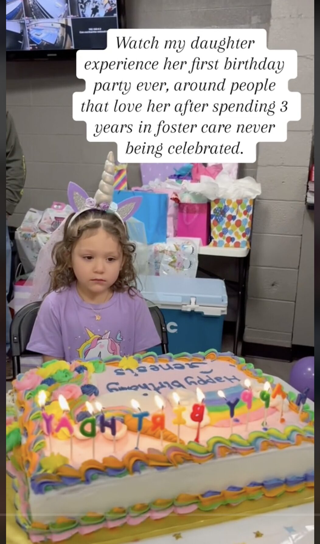 4-Year-Old Adopted Girl Has Her 'First Birthday Party Ever' after Years of Struggle — Her Reaction Leaves People in Tears