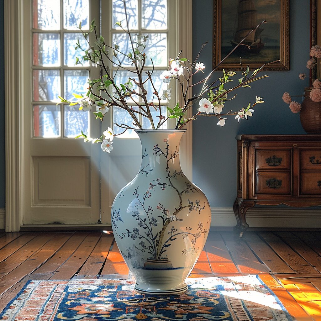 The porcelain vase | Source: Midjourney